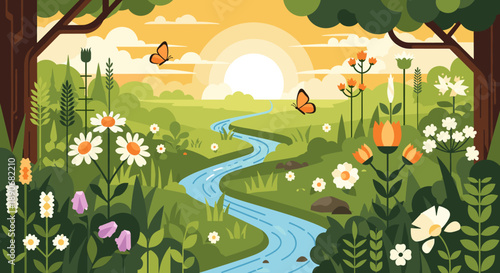 A minimalist illustration of a green sprout, symbolizing growth and new beginnings, against a dark green background.