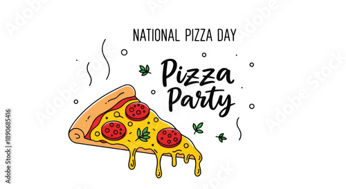 National Pizza Day Celebration with Slice.