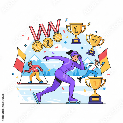 Winter Sports Competition Winners