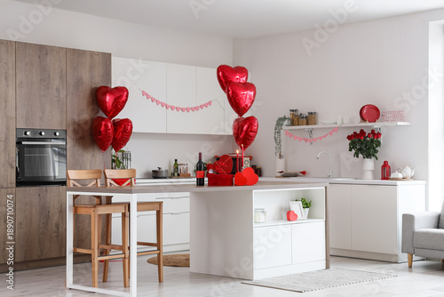 Interior of stylish kitchen...