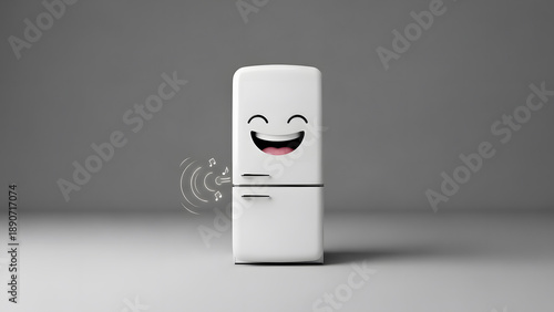 Fridge Character Smiling