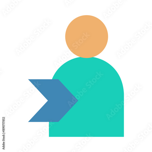 User Login Icon - Flat Color