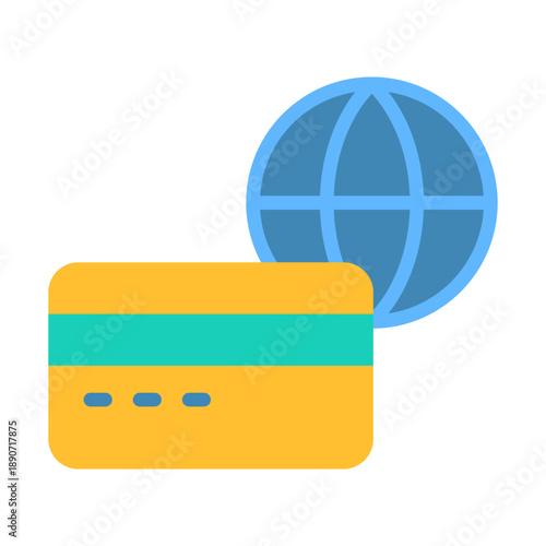 Payment Gateway Icon - Flat Color