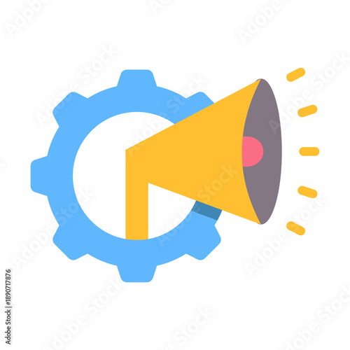 Marketing Tools Icon - Flat Color