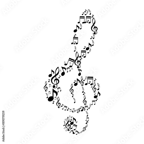 Símbolo nota de música