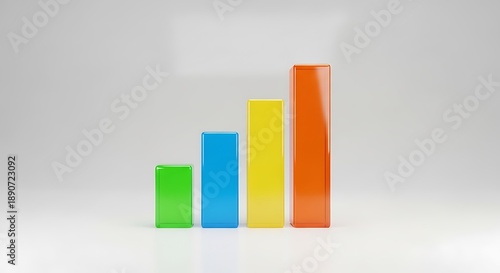 Free Download Colorful Bar Graph - Growth and Progress Visualization. - GFXLoad