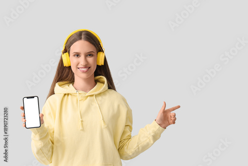 Beautiful young woman with ...