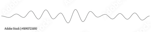 Equalizer Style Audio Wave Vector Graphic