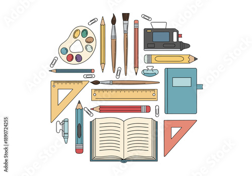 A determined businesswoman working in a modern office, creating a focused and professional atmosphere ideal for corporate projects.