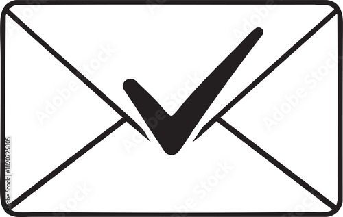A green 3d check mark symbol on paper represents a successful business choice or vote sign and serves as an ok web icon button or checklist tick illustration
