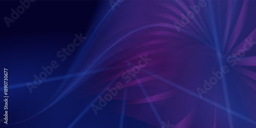 Modern abstract high-speed light effect. Abstract background with curved beams of light. Technology futuristic dynamic motion. Movement pattern for banner or poster design background concept.