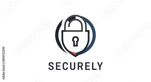 Securely Logo with Shield and Lock.