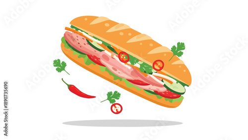 An illustrative depiction of sizzling raw meat pieces actively cooking in a hot frying pan, showcasing essential culinary preparation for a