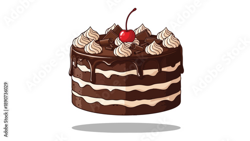 Vibrant diced vegetables cooking in a steaming skillet, a cheerful culinary illustration