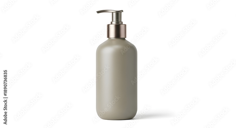 Fototapeta premium Modern soap dispenser on white background