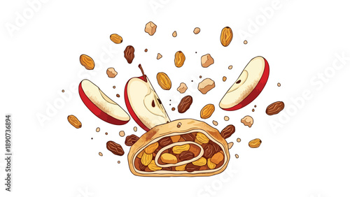 A vibrant chicken and vegetable dish simmering in a robust red sauce within a black baking pan, offering a hearty meal.