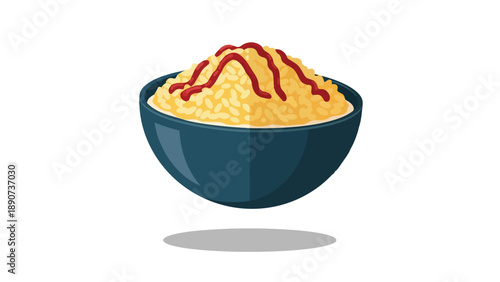 A vibrant, steaming illustration of a wholesome, hearty stew brimming with tender chicken, garden vegetables, and rich savory broth in a bright