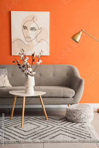 Interior of living room wit...