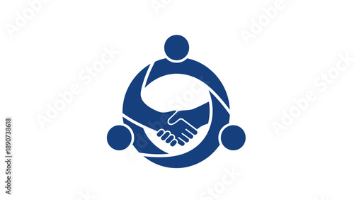 Handshake Logo Partnership Agreement Symbol.
