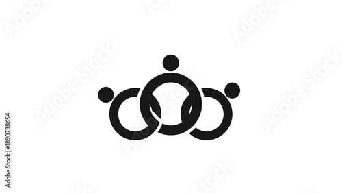 Simple Black Logo Design Element.