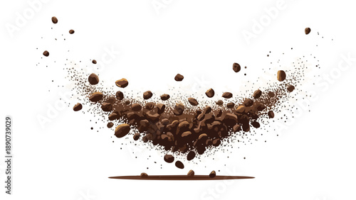 A vibrant illustration of delicious savory dumplings simmering in a rich, aromatic sauce, garnished with fresh greens in a hot pan, perfect for an