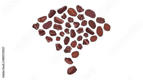 Sizzling savory pancake cooking in a pan, a delectable homemade meal illustration from above