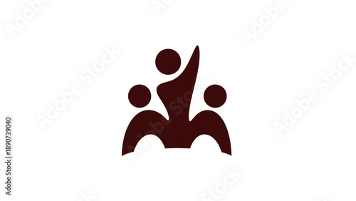 Three People Celebrating Achievement Together.