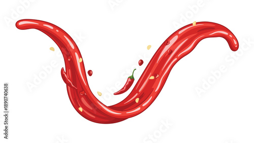 A stunning illustrative depiction of a tall, slender blue bloom featuring numerous vibrant petals and lush green leaves, rendered with artistic