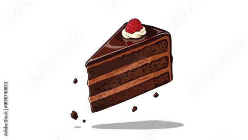 Botanical illustration of a fresh dill herb displaying its intricate feathery foliage and bright yellow umbrella shaped flower clusters on a