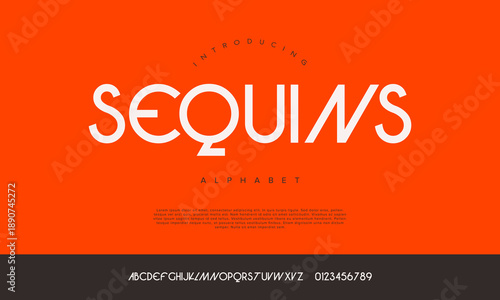 Sequins elegant thin luxury display font for boutique fashion brand logo and wedding invitation card design art