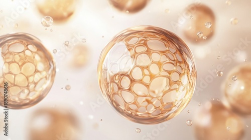Microscopic View of Cells in Embryos.