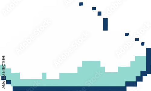 cloud pixel svg icon