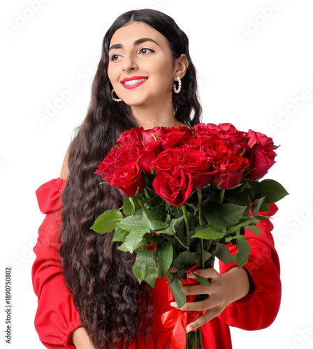 Beautiful young woman with ...