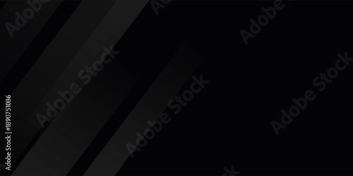 Black abstract background. Elegant dark diagonal shape elements background