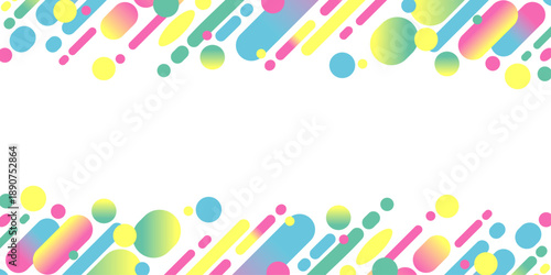 Colorful striped dot obi background A