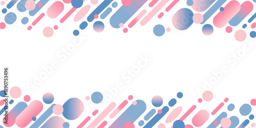 Colorful striped dot obi background D