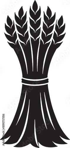 Thanksgiving Wheat Sheaf Silhouette