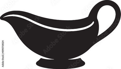 Thanksgiving Gravy Boat Silhouette