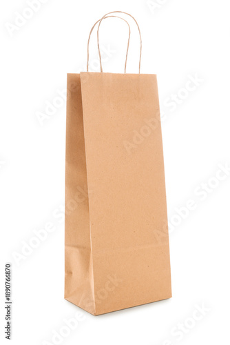 Brown kraft paper shopping ...