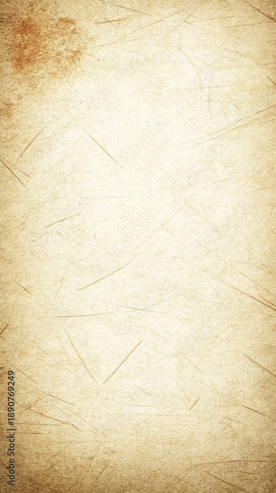 Fototapeta premium Grungy vintage aged paper texture background aesthetic for antique design projects.