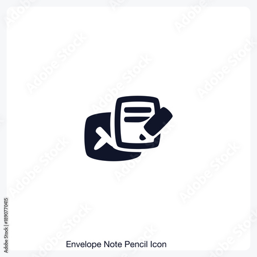 Envelope Note Pencil Icon