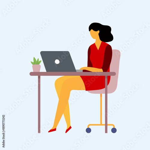 Women working on laptop