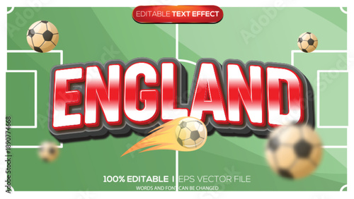3D text effect england World Cup participants