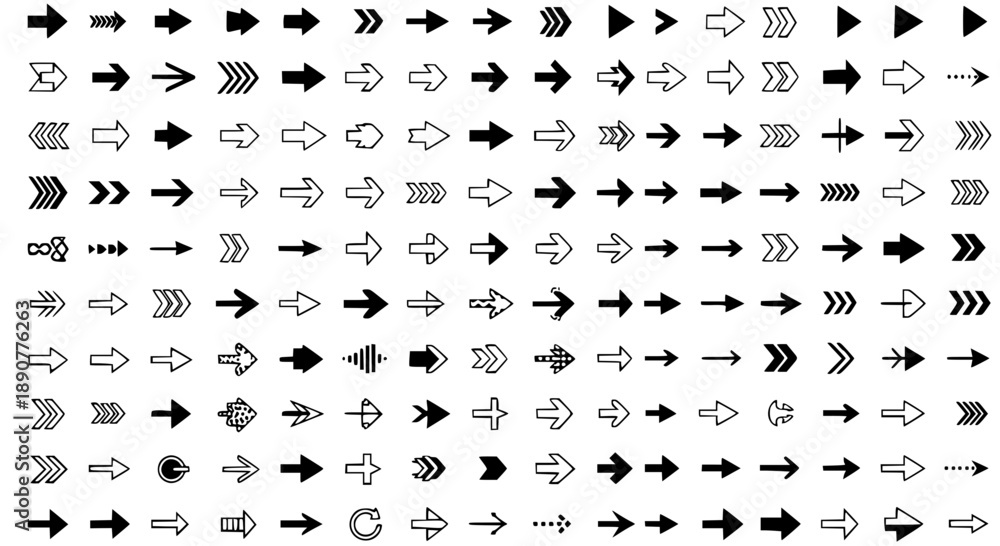 Fototapeta premium Simple Arrow Collection Design