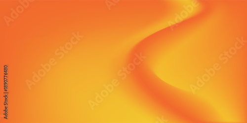 Orange abstract autumn studio room background. brown dark gradient empty wall backdrop. vector