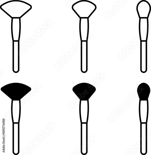 Make Up Brushes icons