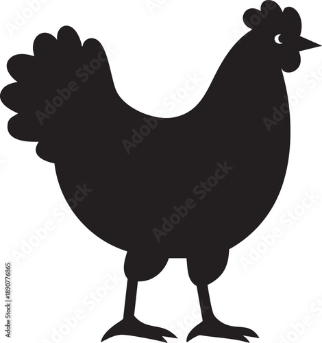 various style of chicken illustration