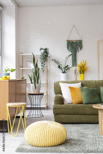 Interior of stylish living ...