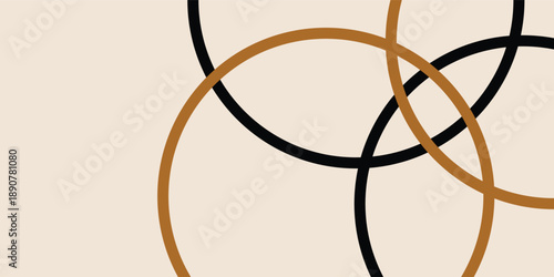 Seamless abstract geometric chain pattern. Vector