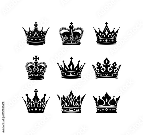 Collection of Royal Crown Vectors